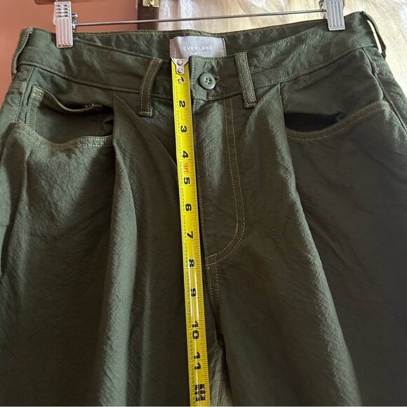 The Everlane x Marques' Almeida Canvas Oversized Barrel Pant Green NEW Size 26R - Picture 9 of 11